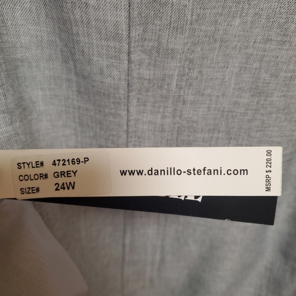 NWT Danillo Suit Jacket Blazer with Belt Luxury Plus 24W Washable! - Picture 14 of 16